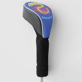 Cartoon-Illustration Golf Headcover (angewinkelt)