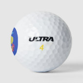 Cartoon-Illustration Golfball (Logo)