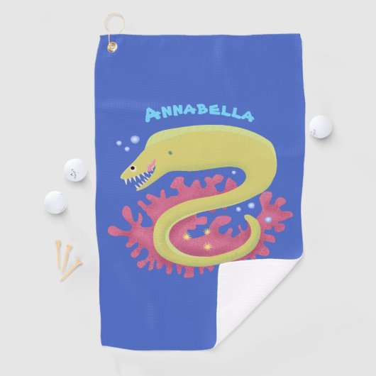 Cartoon-Illustration Golfhandtuch (Insitu)