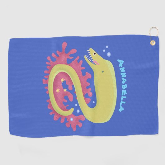 Cartoon-Illustration Golfhandtuch (Horizontal)