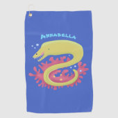 Cartoon-Illustration Golfhandtuch (Vorderseite)