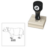 Cartoon-Illustration Gummistempel (Stempel)