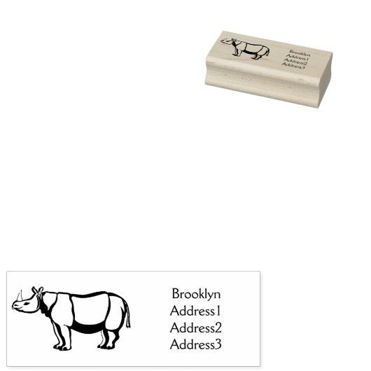 Cartoon-Illustration Gummistempel (Stempel)