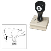 Cartoon-Illustration Gummistempel (Stempel)