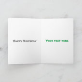 Cartoon-Illustration Karte (Innenseite)