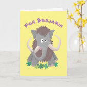 Cartoon-Illustration Karte (Gelbe Blume)