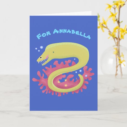 Cartoon-Illustration Karte (Gelbe Blume)