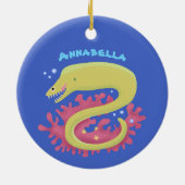 Cartoon-Illustration Keramik Ornament (Hinten)