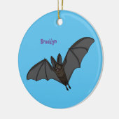 Cartoon-Illustration Keramik Ornament (Links)