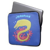 Cartoon-Illustration Laptopschutzhülle (Vorderseite Links)