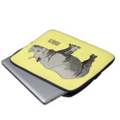 Cartoon-Illustration Laptopschutzhülle (Vorne Knopf)