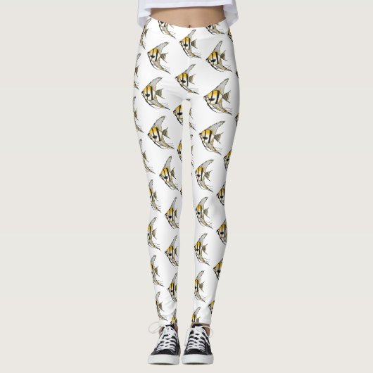Cartoon-Illustration Leggings (Vorderseite)