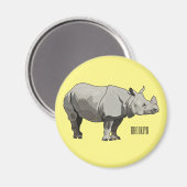 Cartoon-Illustration Magnet (Vorderseite/Rückseite)