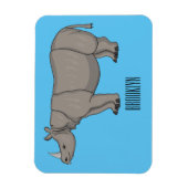 Cartoon-Illustration Magnet (Vertikal)