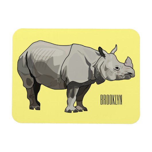 Cartoon-Illustration Magnet (Horizontal)