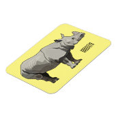Cartoon-Illustration Magnet (Linke Seite)