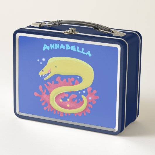 Cartoon-Illustration Metall Brotdose (Vorderseite)