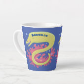 Cartoon-Illustration Milchtasse (Linke Ecke)