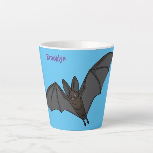 Cartoon-Illustration Milchtasse (Vorderseite)