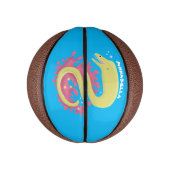 Cartoon-Illustration Mini Basketball (Vertikal)