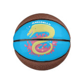 Cartoon-Illustration Mini Basketball (Vorderseite)