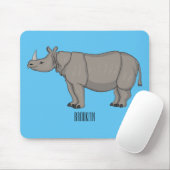 Cartoon-Illustration Mousepad (Mit Mouse)