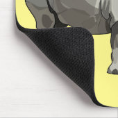 Cartoon-Illustration Mousepad (Ecke)