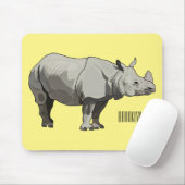 Cartoon-Illustration Mousepad (Mit Mouse)