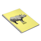 Cartoon-Illustration Notizblock (Rechte Seite)