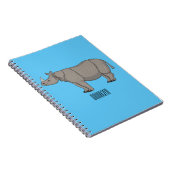 Cartoon-Illustration Notizblock (Rechte Seite)