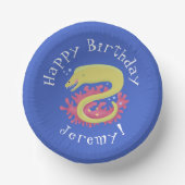 Cartoon-Illustration Pappteller (Vorderseite)