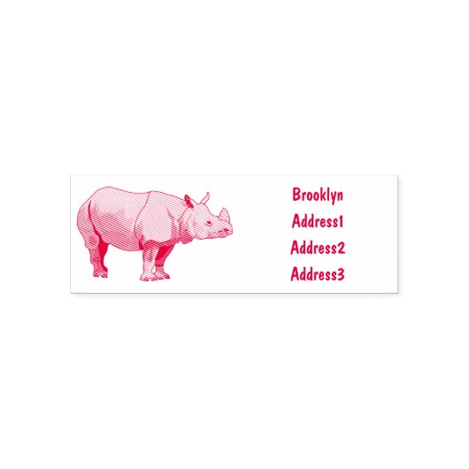 Cartoon-Illustration Permastempel (Design)