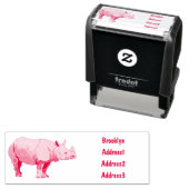 Cartoon-Illustration Permastempel (Beispiel)