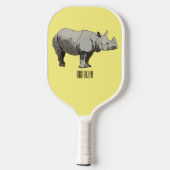 Cartoon-Illustration Pickleball Schläger (Rückseite)