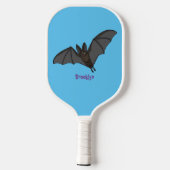 Cartoon-Illustration Pickleball Schläger (Rückseite)