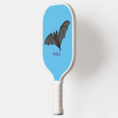 Cartoon-Illustration Pickleball Schläger (Links)