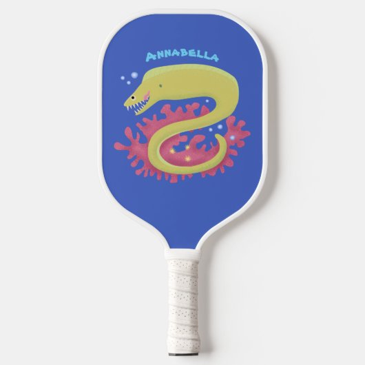 Cartoon-Illustration Pickleball Schläger (Vorderseite)