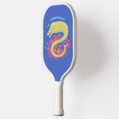 Cartoon-Illustration Pickleball Schläger (Links)