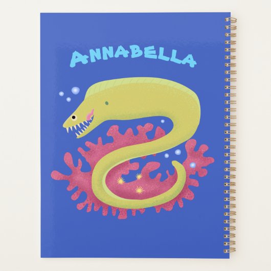 Cartoon-Illustration Planer (Rückseite)