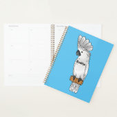 Cartoon-Illustration Planer (Anzeige)