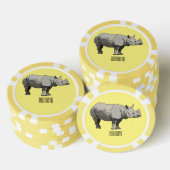 Cartoon-Illustration Pokerchips (Stapel)