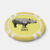 Cartoon-Illustration Pokerchips (Einzeln)