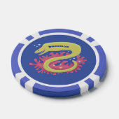 Cartoon-Illustration Pokerchips (Einzeln)