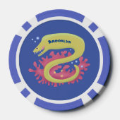 Cartoon-Illustration Pokerchips (Rückseite)