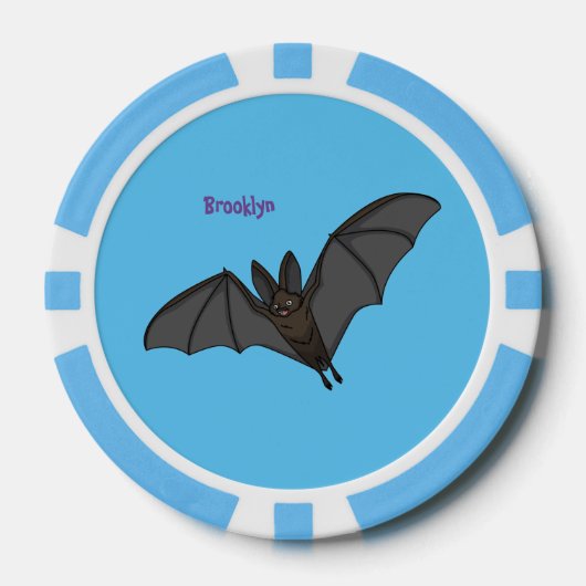 Cartoon-Illustration Pokerchips (Vorderseite)