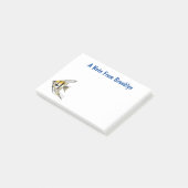 Cartoon-Illustration Post-it Klebezettel (angewinkelt)