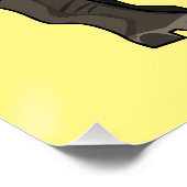 Cartoon-Illustration Poster (Ecke)