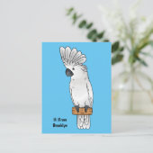 Cartoon-Illustration Postkarte (Stehend Vorderseite)