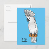 Cartoon-Illustration Postkarte (Vorne/Hinten)