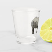Cartoon-Illustration Schnapsglas (Links)